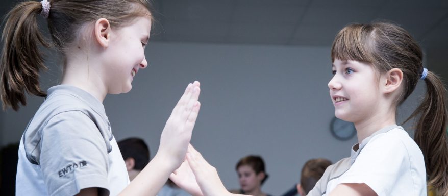 Kindgerechtes Selbstverteidigungstraining im KidsWT